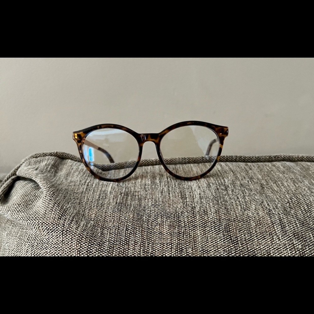 Blue Light Blocking Glasses (No Magnification), Brown